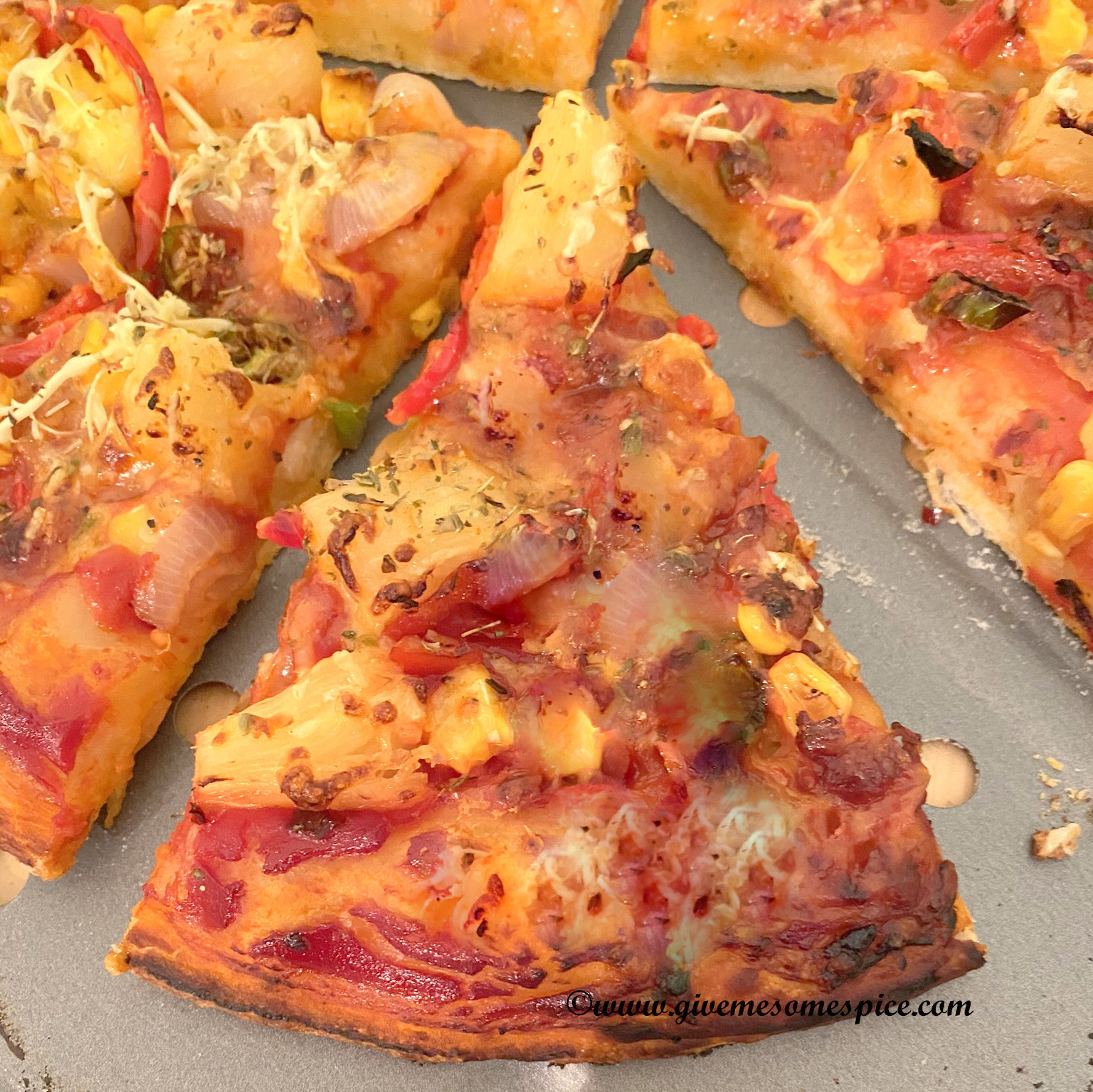 Vegan & Veggie Pizza using Jus Rol Sour Dough Pizza Base Authentic