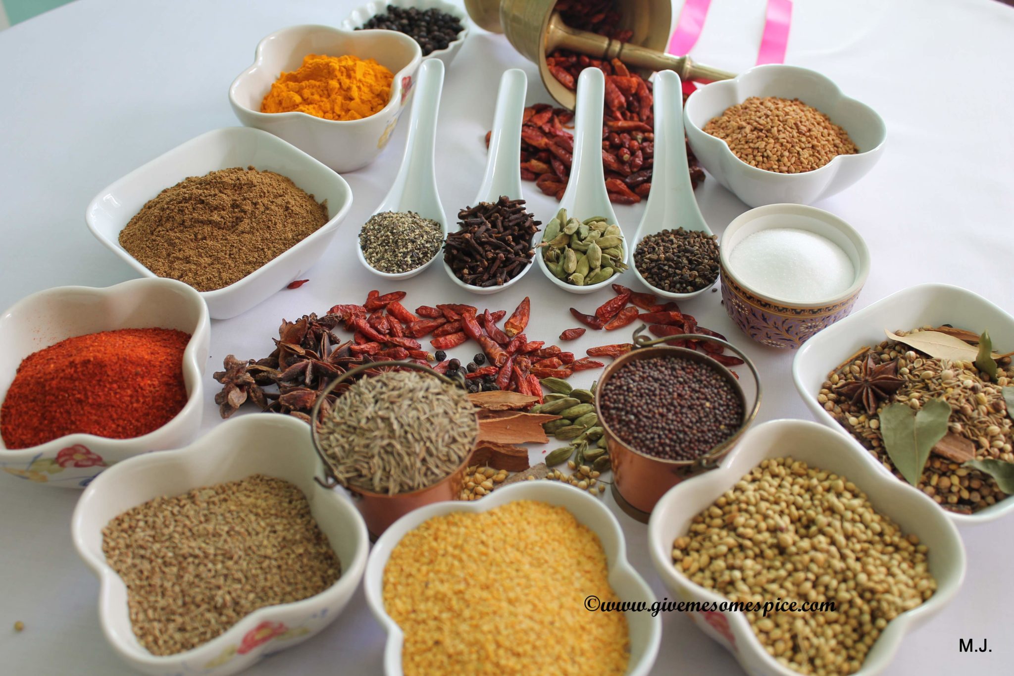 Basic spices for making Indian food | Authentic Vegetarian Recipes